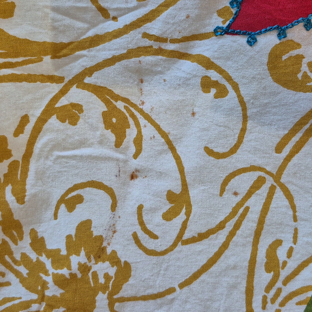 Pier 1 Multicolor Floral Tapestry - Picture 7 of 8